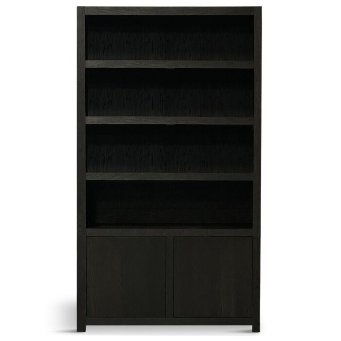 Boekenkast Jewel 4 Vaks 120cm Dark Brown