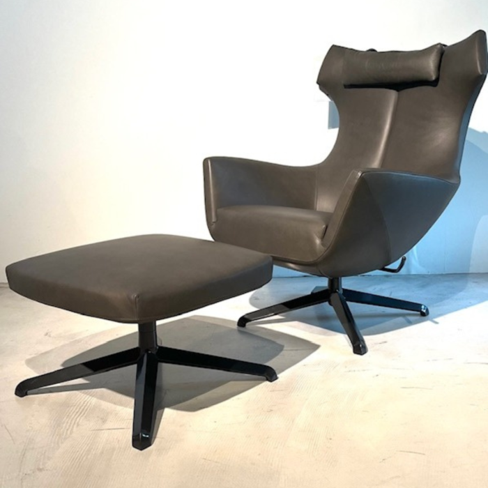 Design On Stock Fauteuil Nosto met Hoofdsteun en Voetenbank