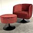 Draaifauteuil Jazz met Hocker