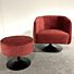 Draaifauteuil Jazz met Hocker