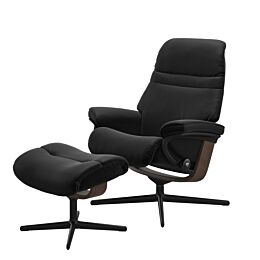 Sunrise (M) Cross fauteuil met voetenbank