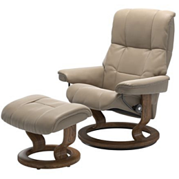 Stressless Relaxfauteuil Mayfair Bruin Onderstel - Beige